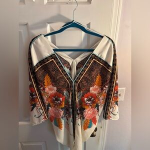 Rose & Olive Multicolor Floral Blouse